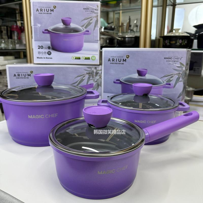 韩国MAGIC CHEF进口陶瓷锅不粘锅炖锅辅食锅汤锅奶锅不粘锅食品级