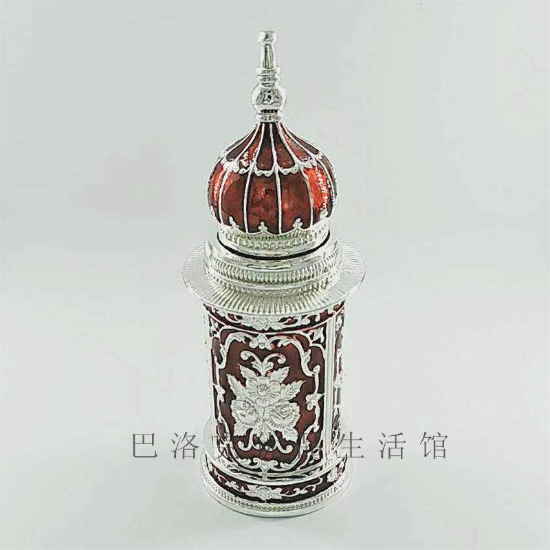 俄罗斯牙签盒欧式牙签罐手压自动按压牙签桶金属蛋形城堡牙签筒
