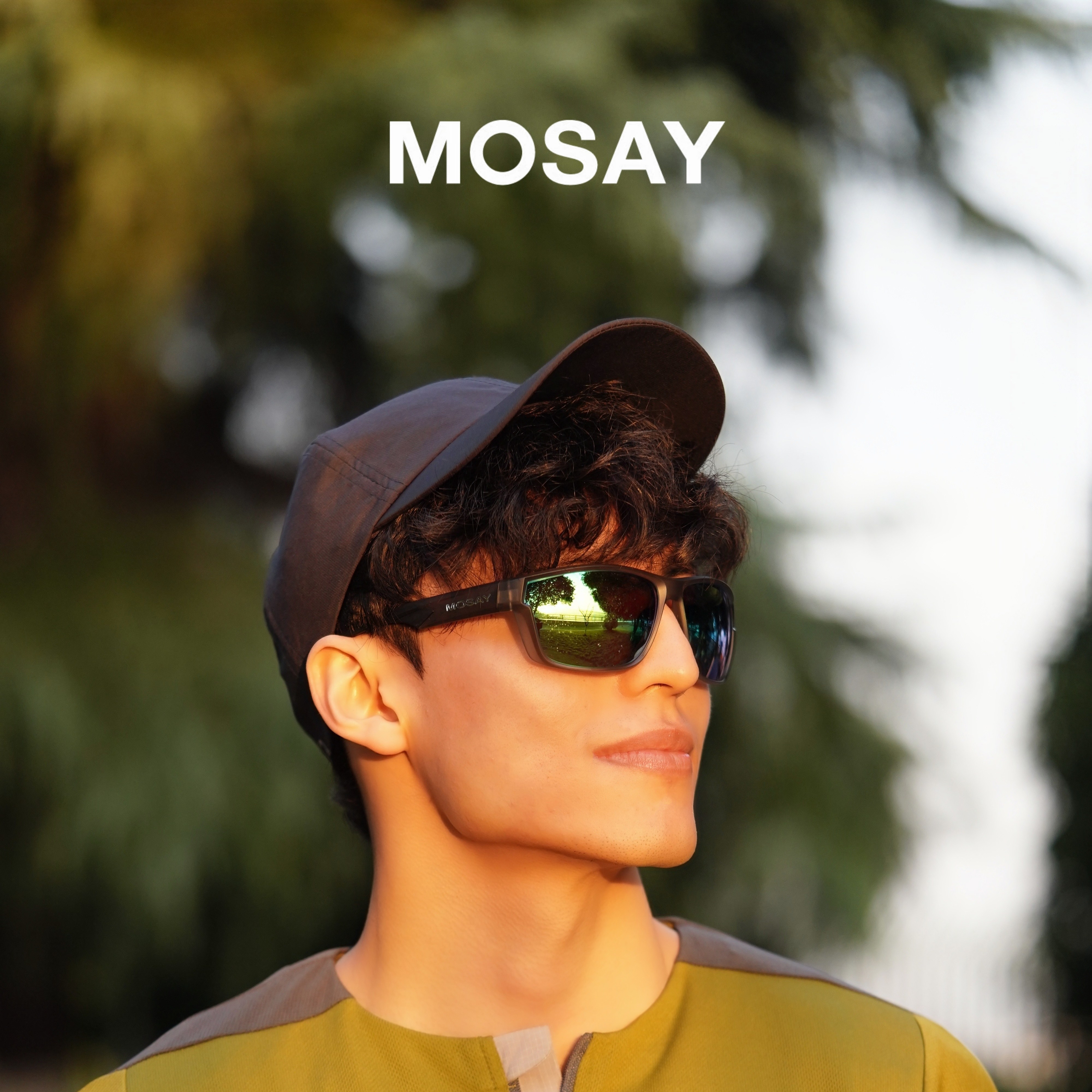 MOSAY新品首发溯系列碧波钓鱼眼镜户外护目镜浮光墨镜绿色太阳镜