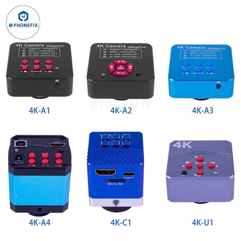 4K高清CCD工业k相机VGA电子目镜HDMI显微镜视觉定位60MP像素相机