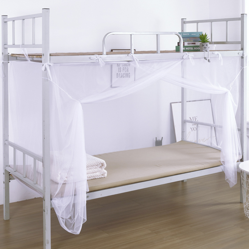 家用超加密大蚊帐学生宿舍校工地寝室上铺下铺9Q0单人床防尘顶加