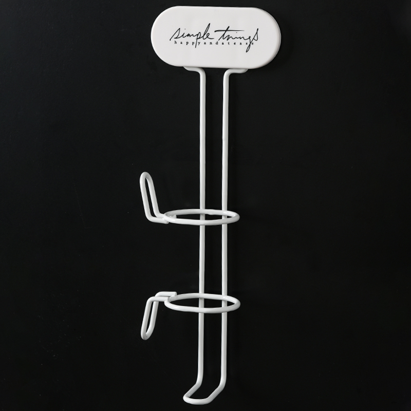 金属卷发棒收纳架子戴森适用壁挂式家用夹板卷发器置物架免打孔