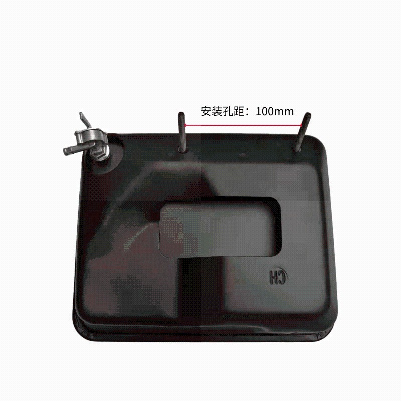 增程器配件汽油发电机原机一体整体油箱电动汽车四轮黑色大油箱