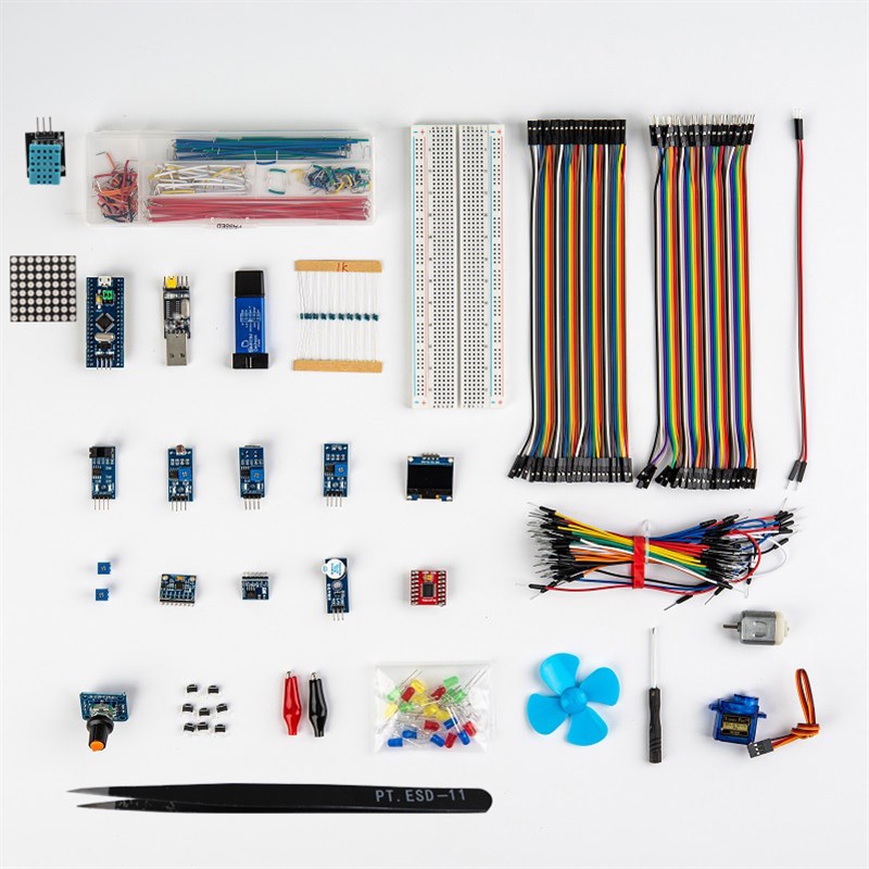 江科大STM32F103C8T6单片机开发板入门套件STM32最小系统板面包板