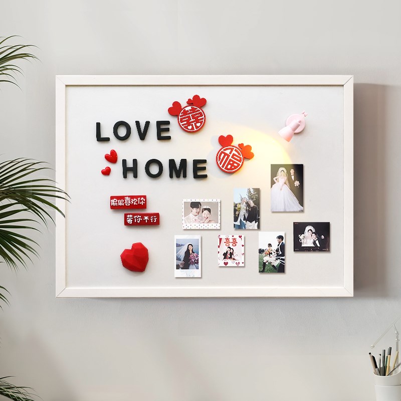 奶油风磁吸电表箱装饰画2025新款diy可置物配电箱入户遮挡挂画