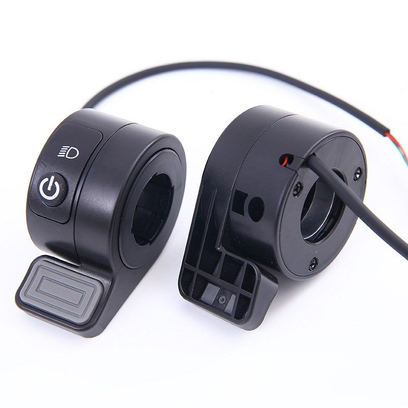 灯光开关转把KMS-ZB03-2加速手柄油门把手按压加速器带电源开关