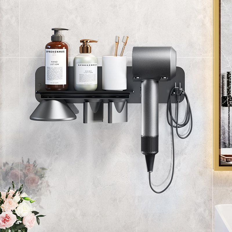 适用追觅徕芬LF03戴森电吹风机通用支架免打孔挂架收纳架置物架子