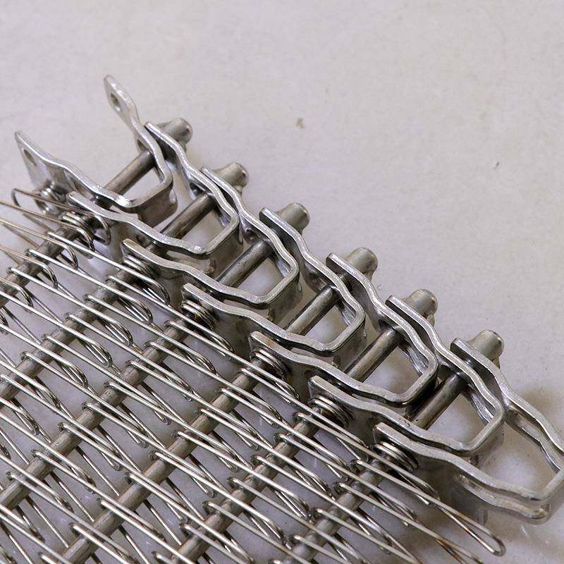 厂家供应不锈钢螺旋网带耐低温速冻机网带加工定制冷却塔输送带