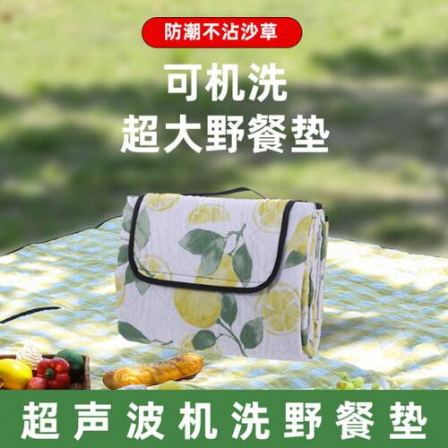 野餐垫防潮垫加厚野餐布户外露营野炊防水草坪坐垫子春游便携地垫