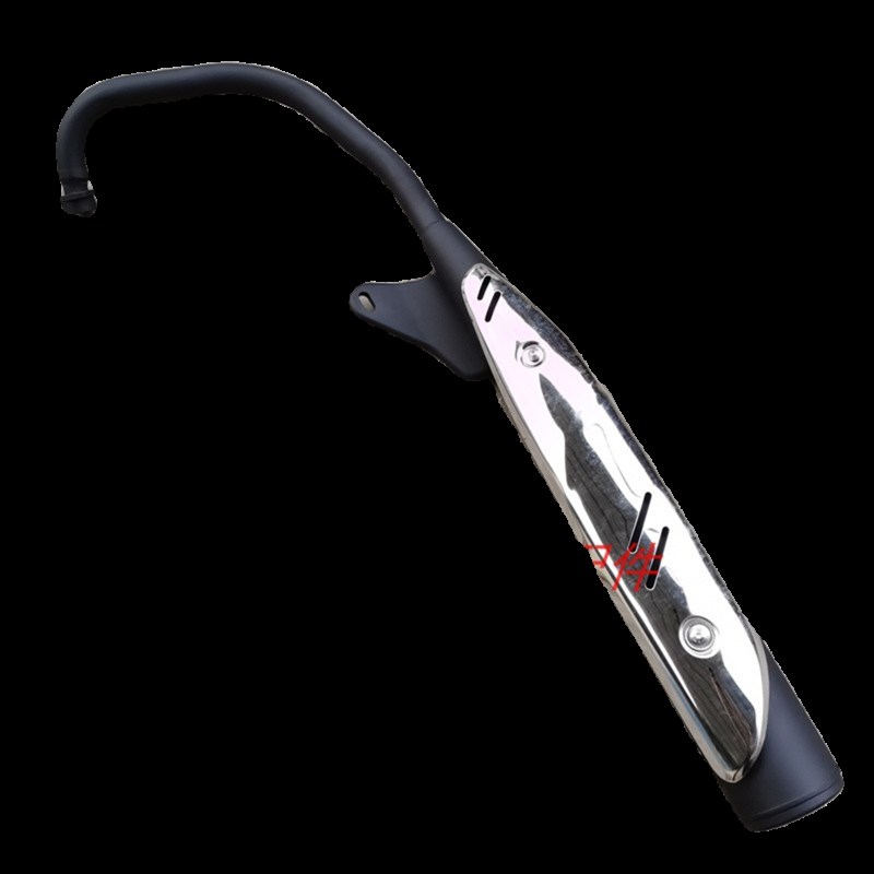 建设摩托车配件JS150-13C腾龙雅马哈发动机YBR烟筒消声器排气管