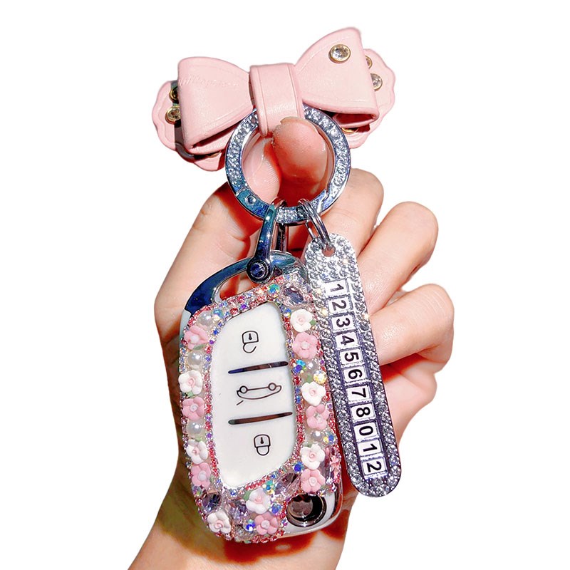 通用DS汽车后配改装钥匙套大众日产本田丰田标致别克FT铁将军包扣