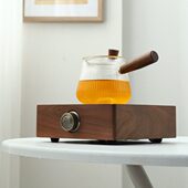 胡桃木家用OB多功能电热煮茶炉ST电陶炉煮茶器烧水小型电磁炉ER