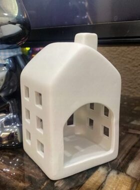 窝桌面摆件房子仓鼠躲避屋房屋创意小夜灯小宠物陶瓷简约手工小鱼