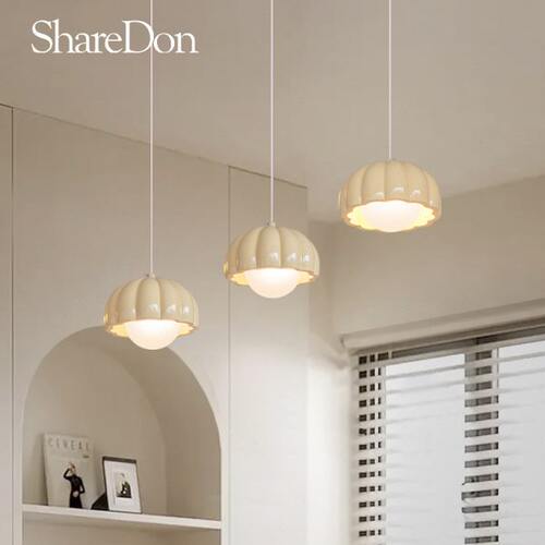 护眼】谱艺术光全三头补贴 南瓜餐厅吊灯餐桌灯【百亿创意泡芙具