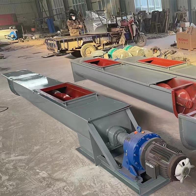 水泥螺旋输送机煤粉灰砂浆绞龙输送机瓷砖胶输送设备水泥粉上料机