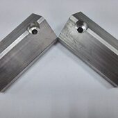 孔尺寸距85mm55标准中心mm压块双三角角码 两压紧块拉杆铝用气缸锯