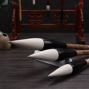 大毛笔斗笔大号粗专业级提斗笔兼毫写对联书法榜T书巨幅水墨写意