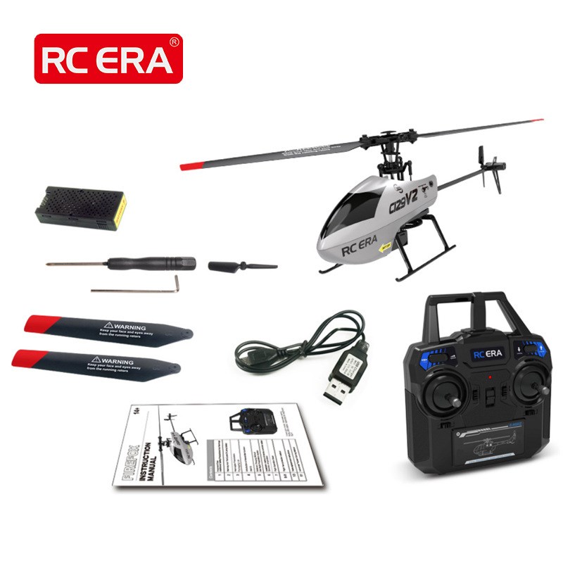 RC ERA遥控直升机 c129V2新手直升机定高可翻滚纯U小白RC遥控飞机