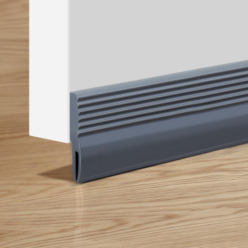 门底门缝密封条自粘型隔音条防老鼠防蟑J螂木门玻璃门挡风防水贴