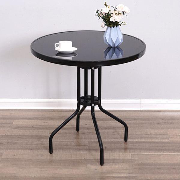 室内桌子家用餐桌吃饭小桌子户外阳台小茶几折叠方形钢化玻璃圆桌,住宅家具,玻璃餐桌,淘宝优惠券,粉丝福利购,淘宝优惠卷