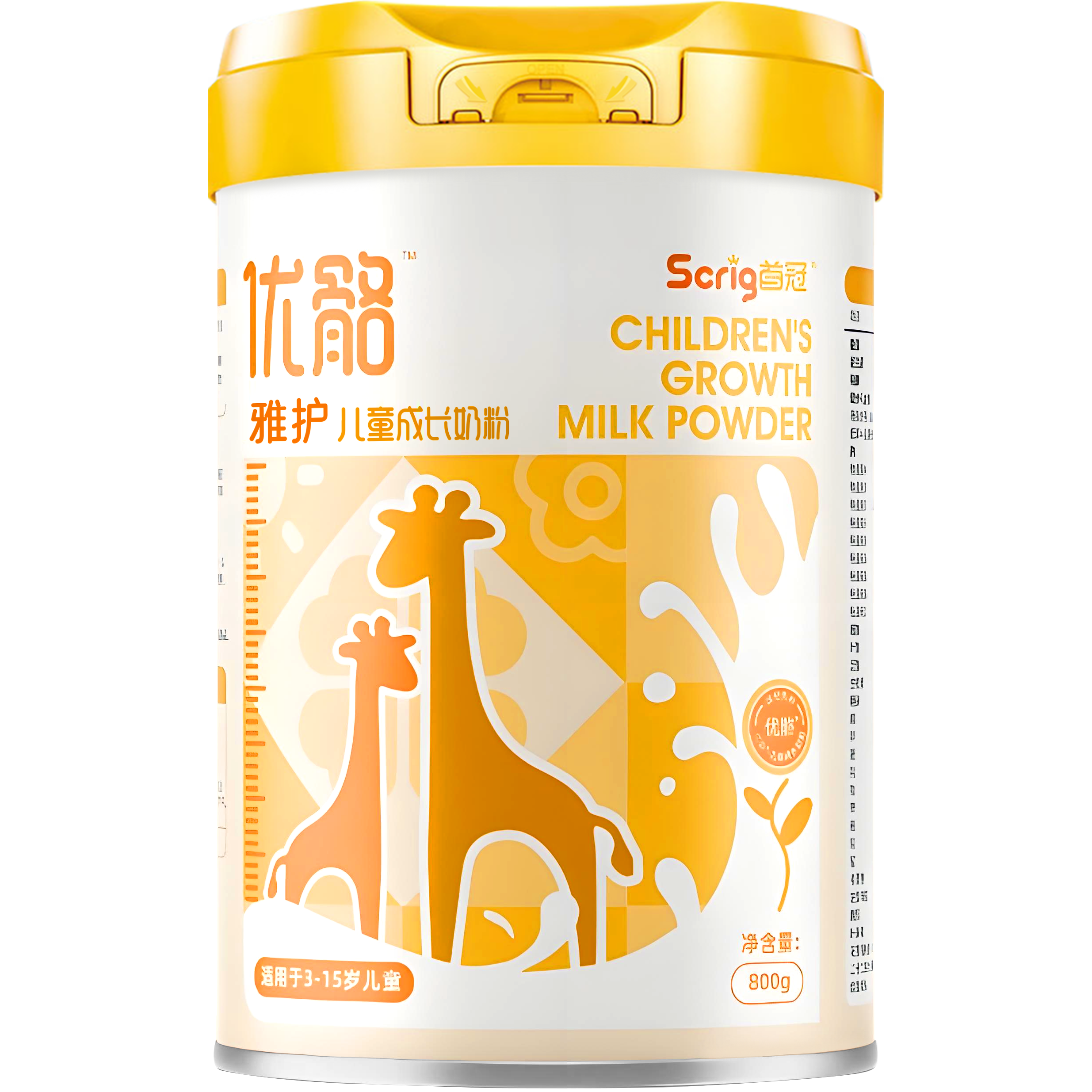 首冠优骼雅护儿童成长配方奶粉