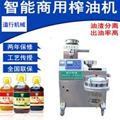 商用中大型榨一体机行流全自动双过滤真空榨油机多功能冷热道动