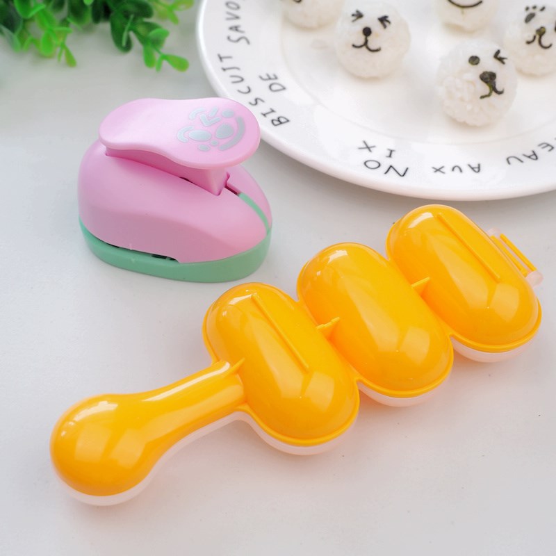 超人气便当海苔压花器 t多功能便当模具 日式饭团模具表情压花器