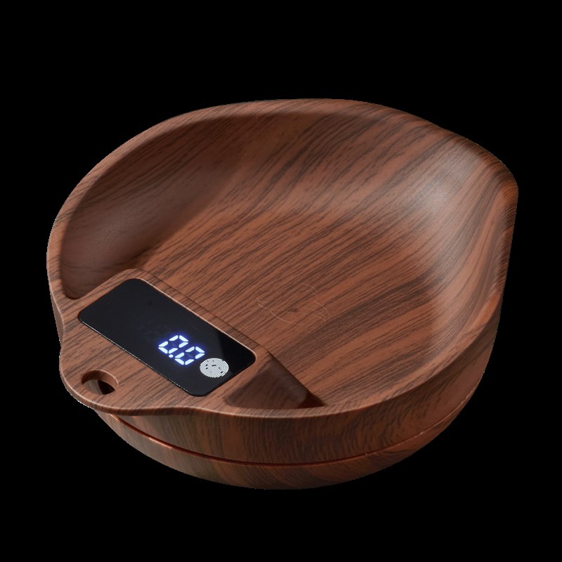 野啡咖啡电子秤豆碟 手冲数字豆碟称意式咖啡称重展示盘咖啡豆碟