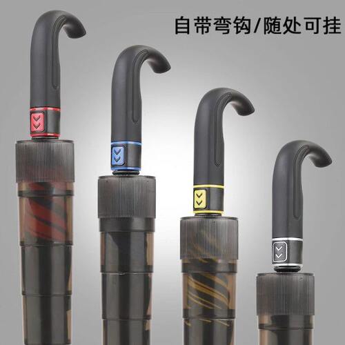 【下单立减50】弯柄自带防水套高尔夫雨伞自动便携加大晴雨两用JT