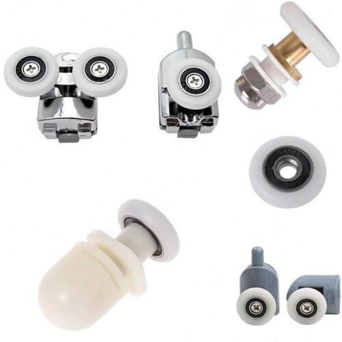 4PCS Castors Kit for Shower Cabin Doors Wheel 23 25 27mm Top