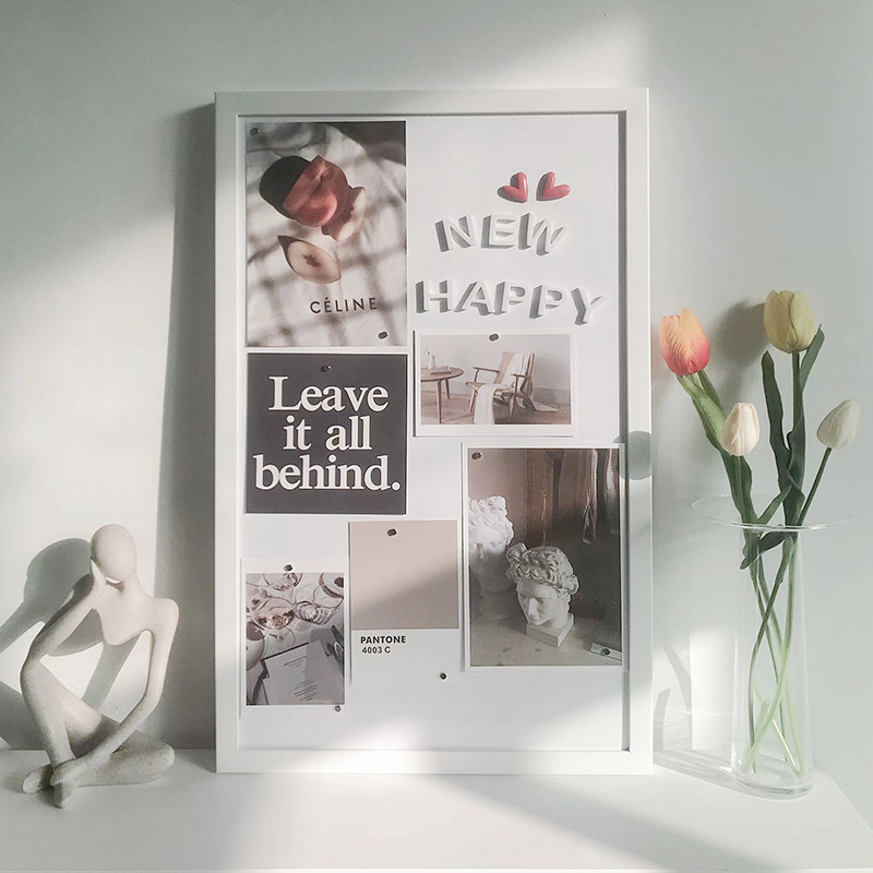 [定制专拍]创意复古金属黑板白板留言板电表箱覆盖无痕钉安装