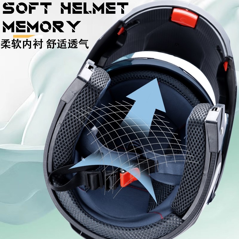 新国标揭面头盔男女四季通用双镜片全盔冬季防寒保暖电动车安全帽