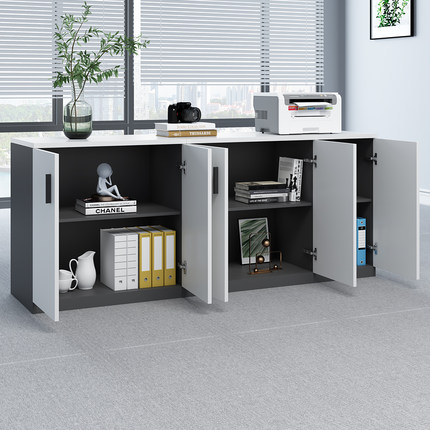 办公茶水柜隔断柜会议室柜子打印机底座柜办公桌侧柜复印机工作台