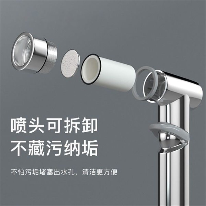 全铜一进二出三角阀门三通马桶喷枪妇洗神器洗衣机双开双头水龙头