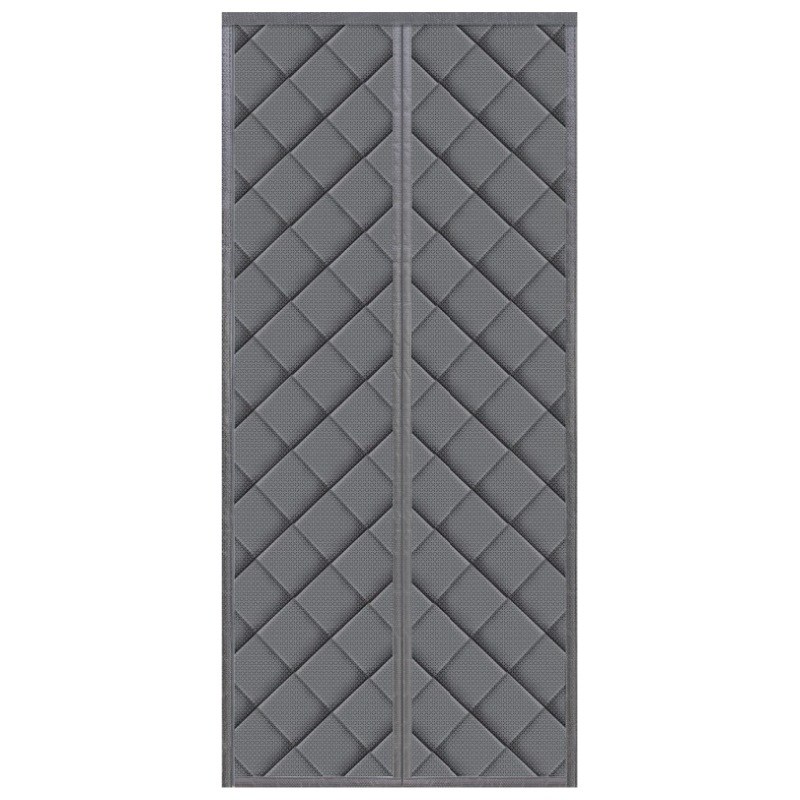 冬季棉门帘家用免打孔防水隔断空调门帘子挡风保暖加厚磁吸棉门帘