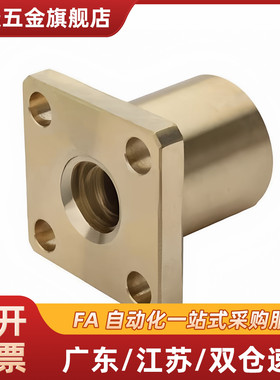 TSTCR MTSFR MTSNR MSGR 30度BDO梯形丝杠螺帽 带法兰 黄铜材质