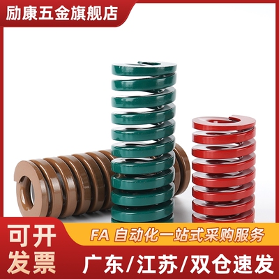 X-SWS31 37-30-35-40-50-60/70/80/90/100矩形55弹簧YSWS-D37-L75