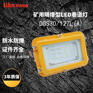 矿用隔爆型LED巷道灯 127L 厂家方形led隔爆型井下照明灯DGS30
