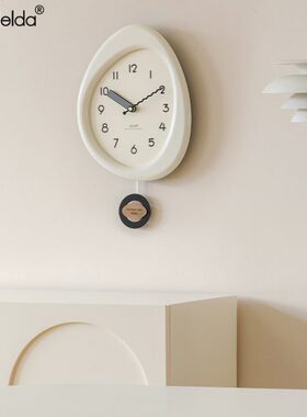 d挂表Man钟表挂钟创意时钟de奶油客厅a餐桌l风大气免打孔现代简约