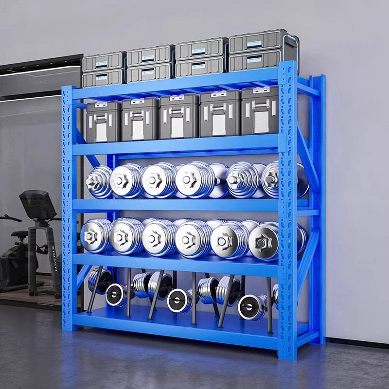 货架置物架多层商用架子超市置物架落地收纳层架超强W承重快递展