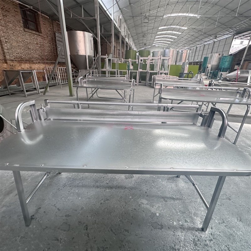 烤房夹子工作台编烟桌专用镀锌操作台41斤重1.L32米到1.38米可调