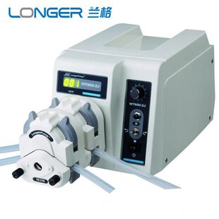 保定兰格WT600-2J精密蠕动泵实验室多泵头串联4通道4.2-6000ml/分