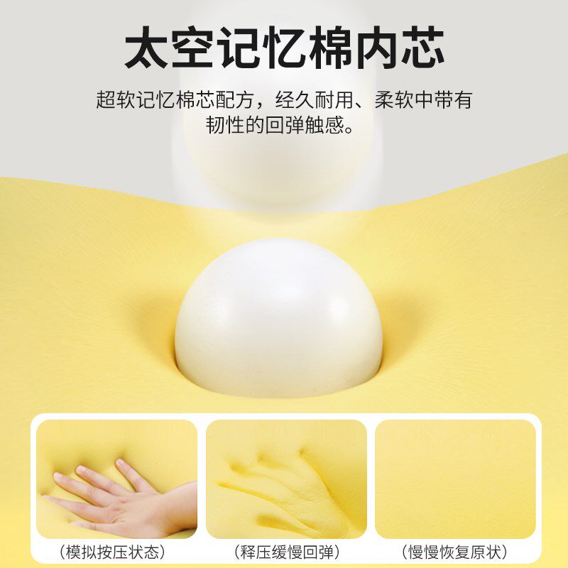 护腰靠垫办公室靠腰垫座椅久坐神器孕妇靠枕记忆棉椅子靠背垫腰托