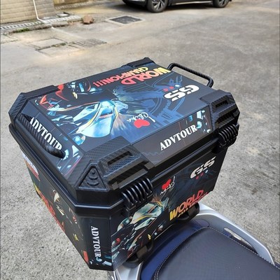 适用于雅马哈赛鹰GT125方形大容量尾箱踏板摩托车JYM125T-2后备箱