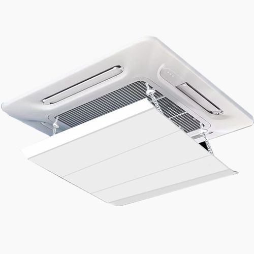 定制中央空调挡风板天花机风管机百叶出风口加大方形加长塑料挡板