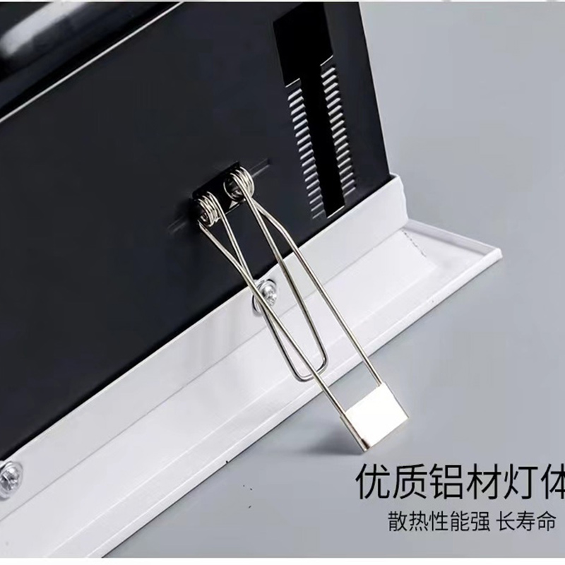 led斗胆灯双头射灯单头三头格栅悬吊式天花板天花孔灯方形嵌入式C