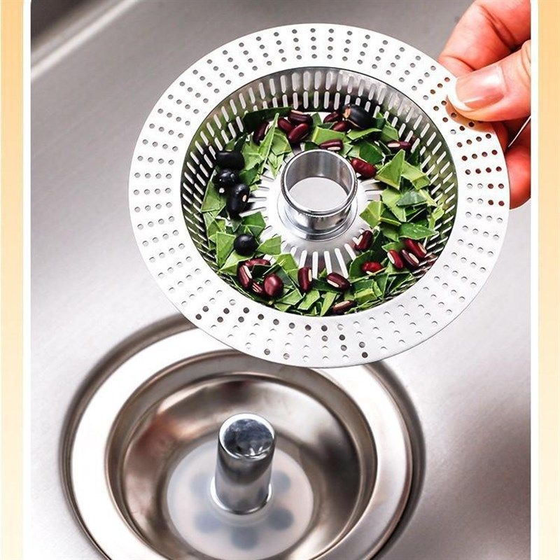 不锈钢水槽过滤网弹跳芯塞子厨房封水盖子老式过滤器洗菜 盆漏水,家装主材,水槽套餐,淘宝优惠券,粉丝福利购,淘宝优惠卷