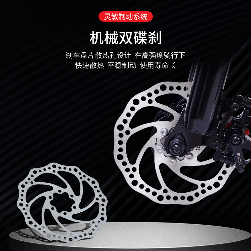 雪地自行车大轮胎变速双减震宽粗沙滩越野成人男女胖子山地自行车