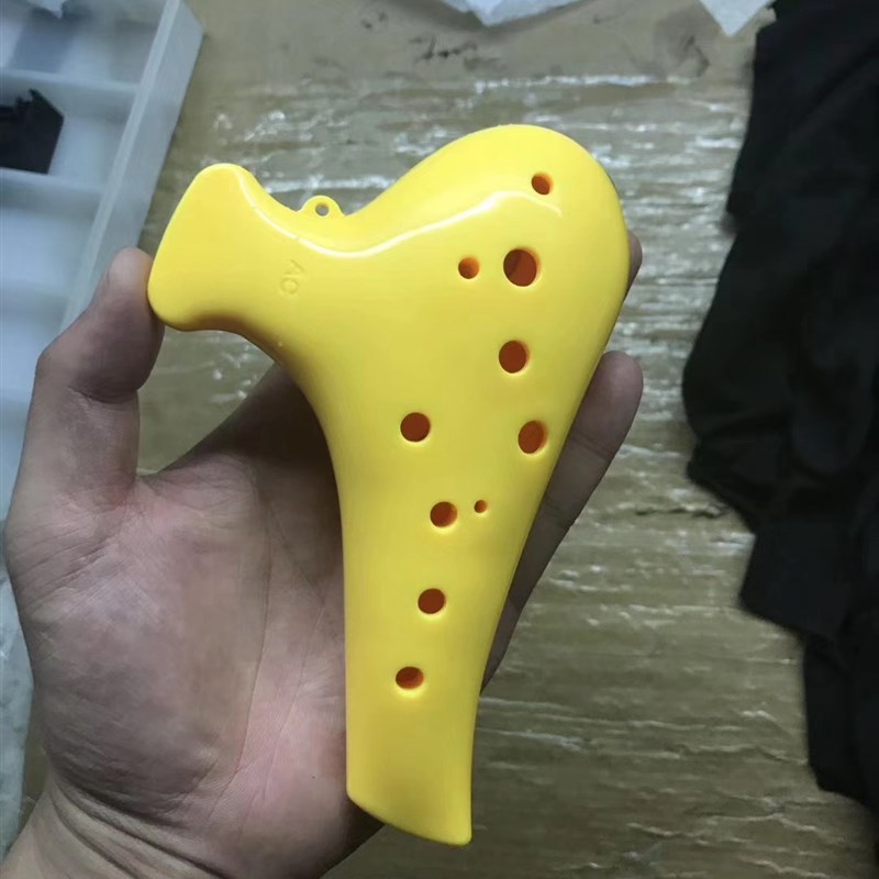 聆风树脂12q孔中音C调陶笛 十二孔