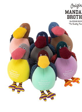 MANDARINE BROTHERS曼德瑞佩吉鸟发声布艺猫狗玩具户外互动解闷
